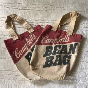 2 Vintage Campbell’s Bean Bags